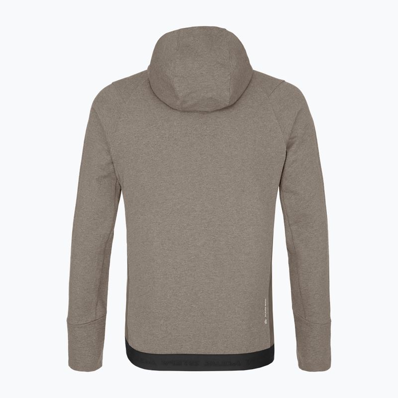 Кофта трекінгова чоловіча Salewa Fanes Am Hoody коричнева 00-0000028226 5