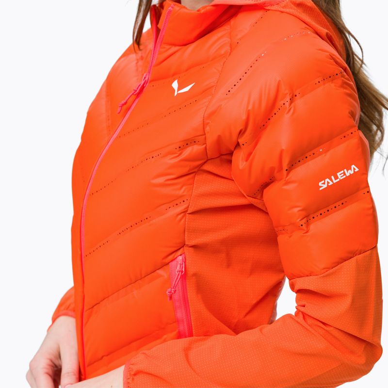 Куртка гібридна жіноча Salewa Agner Hybrid RDS оранжева 28019 5