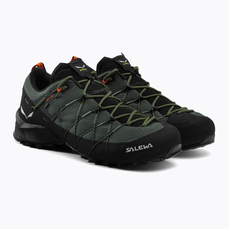 Кросівки  для трекінгу чоловічі Salewa Wildfire 2 чорно-зелені 00-0000061404 5