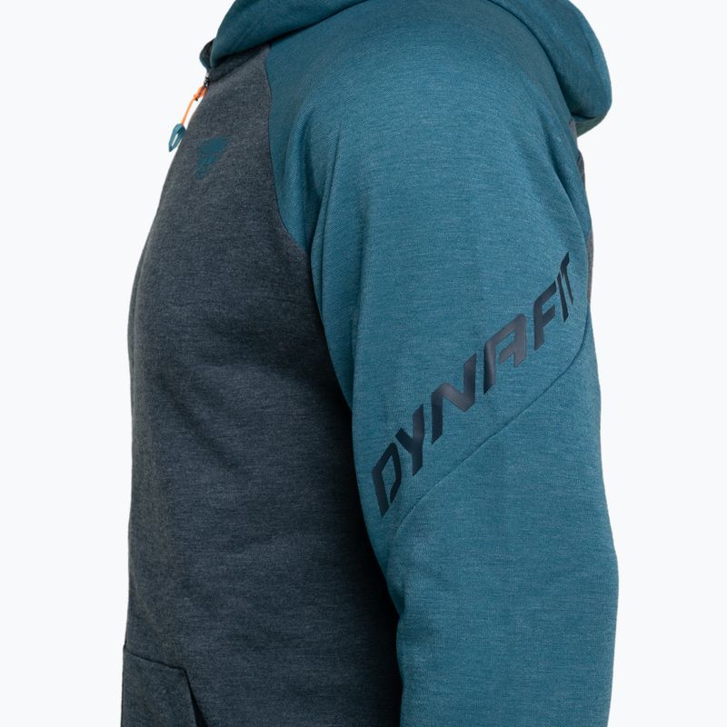 Кофта трекінгова чоловіча DYNAFIT 24/7 PTC Zip Hoody mallard blue 4