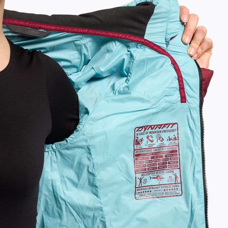 Куртка для скітуру жіноча DYNAFIT Radical 3 PRL Hood beet red 9