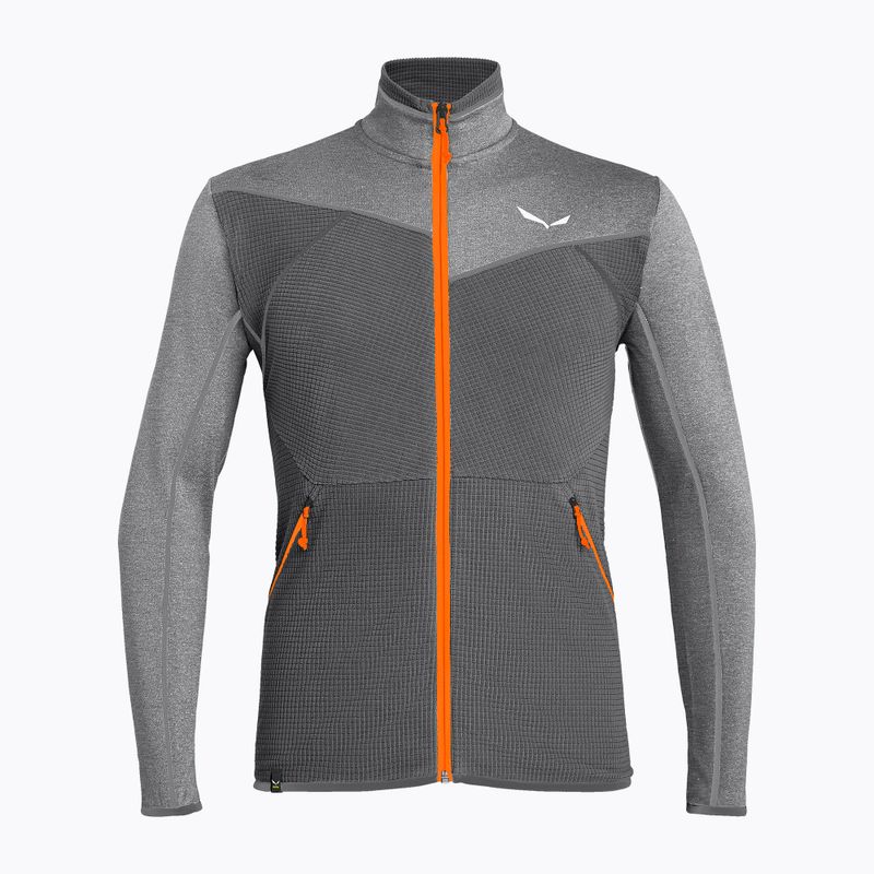 Флісова кофта чоловіча Salewa Puez Hybrid PL FZ сіра 00-0000027388 4