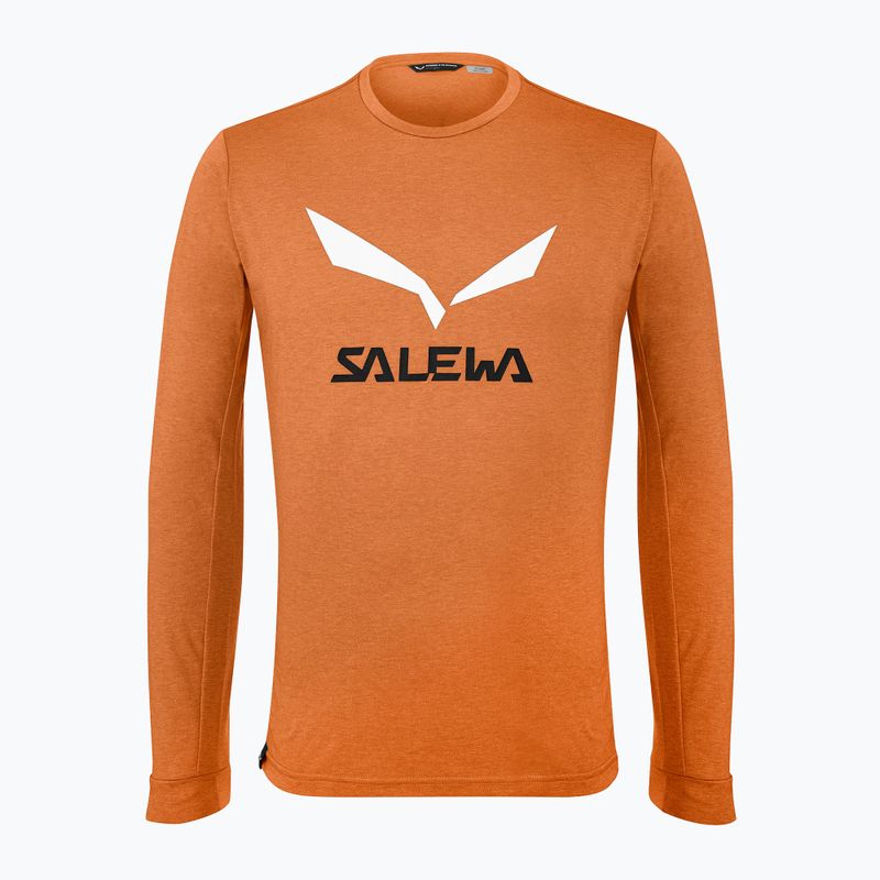 Футболка трекінгова чоловіча Salewa Solidlogo Dry помаранчева 00-0000027340 4