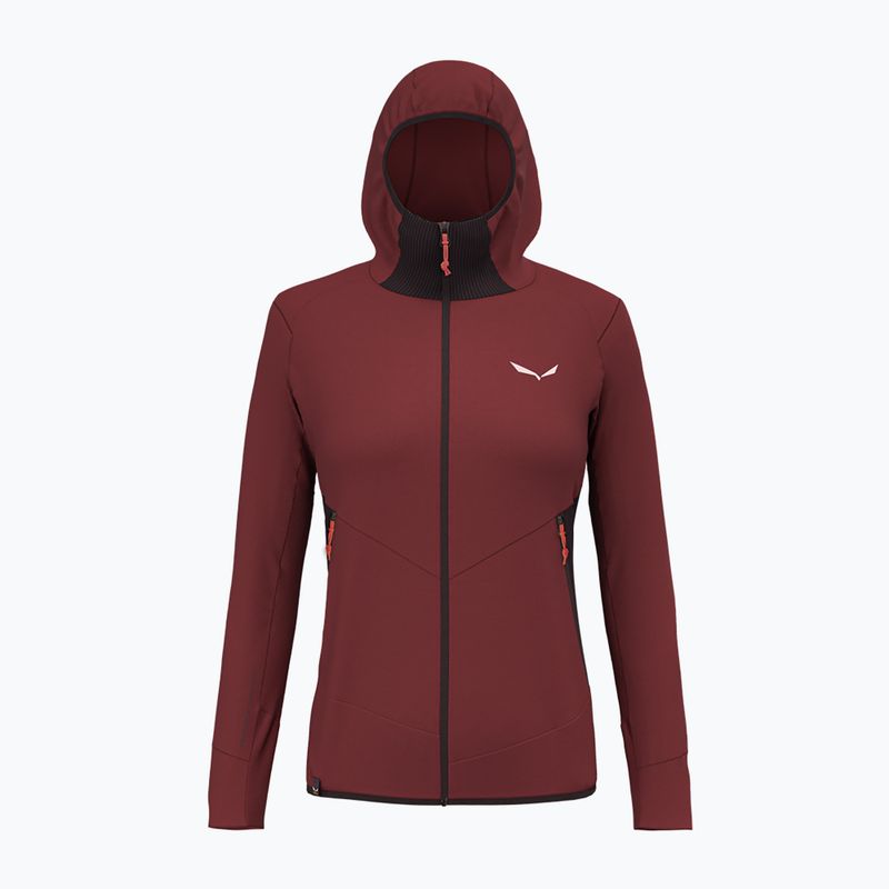 Кофта трекінгова жіноча Salewa Lavaredo Hemp Hooded червона 00-0000028238 8