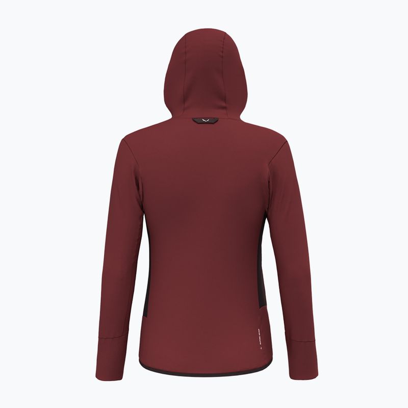 Кофта трекінгова жіноча Salewa Lavaredo Hemp Hooded червона 00-0000028238 9