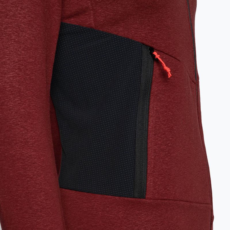 Кофта трекінгова жіноча Salewa Lavaredo Hemp Hooded червона 00-0000028238 6