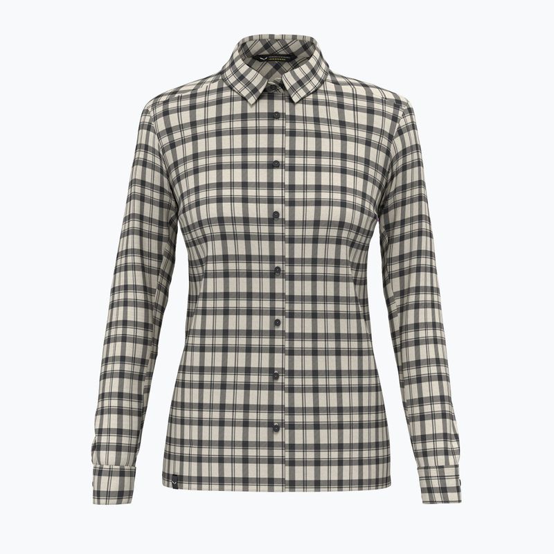 Сорочка жіноча Salewa Fanes Flannel 5PL oatmeal/black out 6