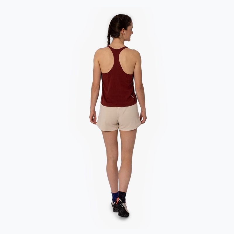 Футболка для скелелазіння жіноча Salewa Lavaredo Hemp Crop Tank червона 00-0000028369 2