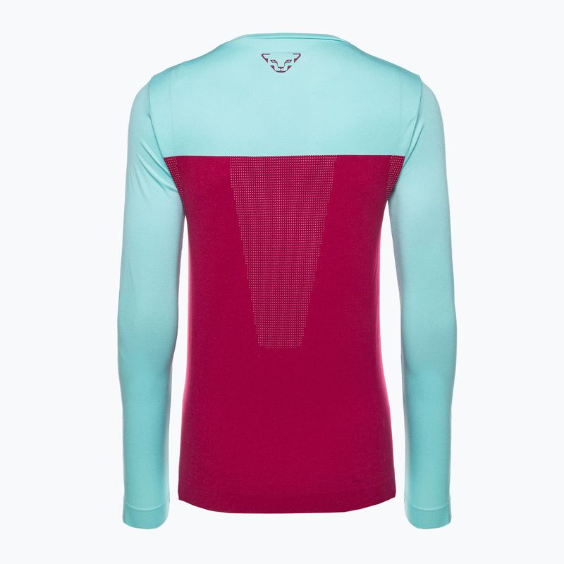 Лонгслів трекінговий жіночий DYNAFIT Traverse S-Tech beet red 2