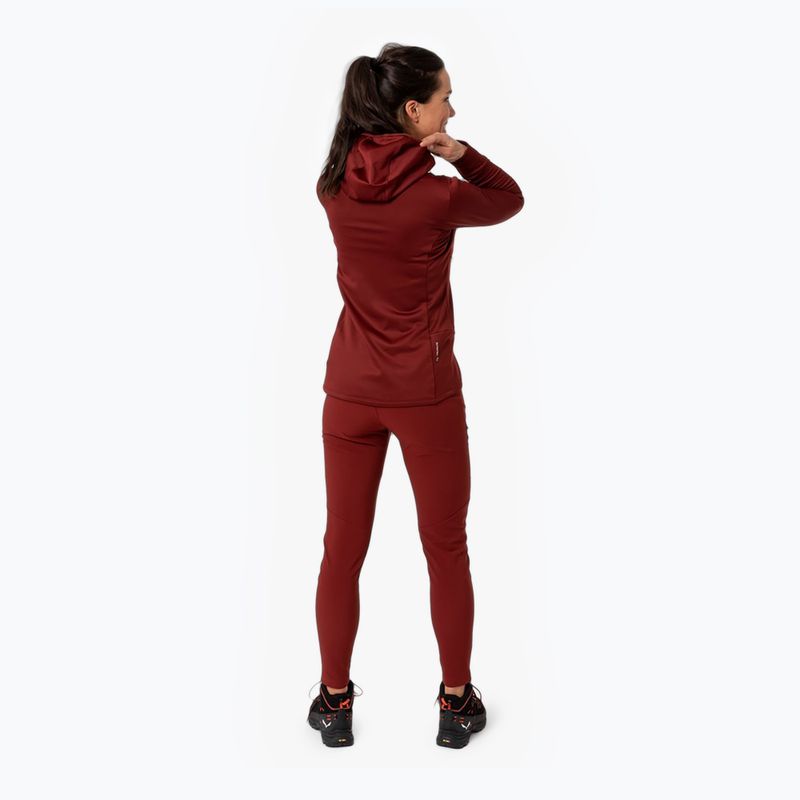 Кофта трекінгова жіноча Salewa Puez Polarlite Hooded червона 00-0000028522 2