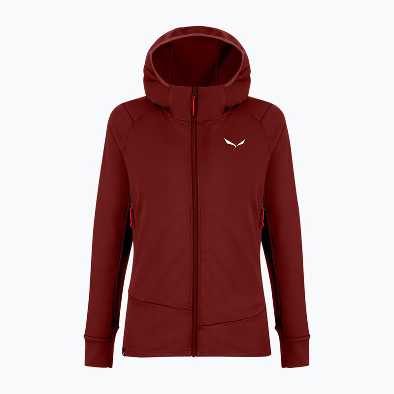 Кофта трекінгова жіноча Salewa Puez Polarlite Hooded червона 00-0000028522 7
