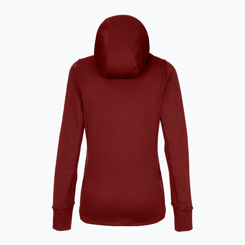 Кофта трекінгова жіноча Salewa Puez Polarlite Hooded червона 00-0000028522 8