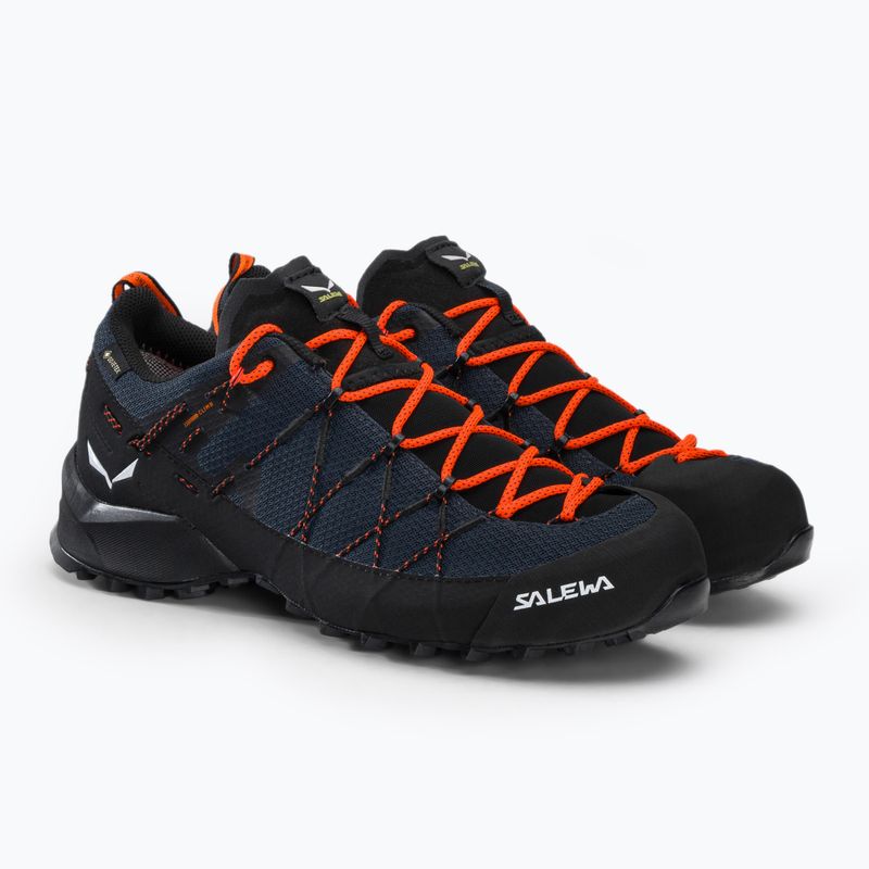 Кросівки для трекінгу чоловічі Salewa Wildfire 2 GTX чорно-блакитні 00-0000061414 4