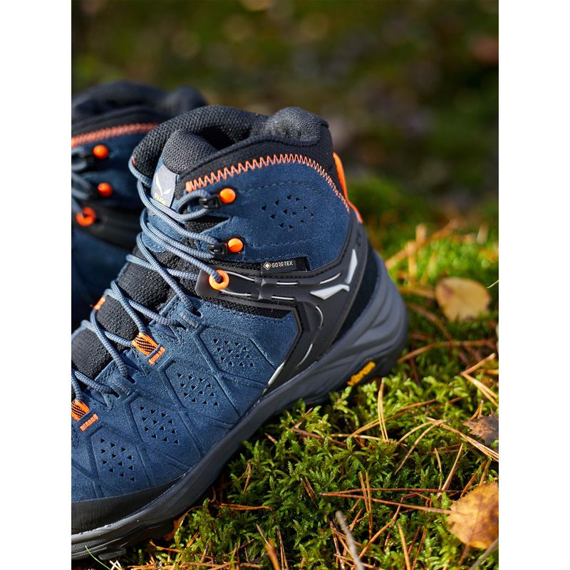 Черевики для трекінгу чоловічі Salewa Alp Trainer 2 Mid GTX блакитні 00-0000061382 11