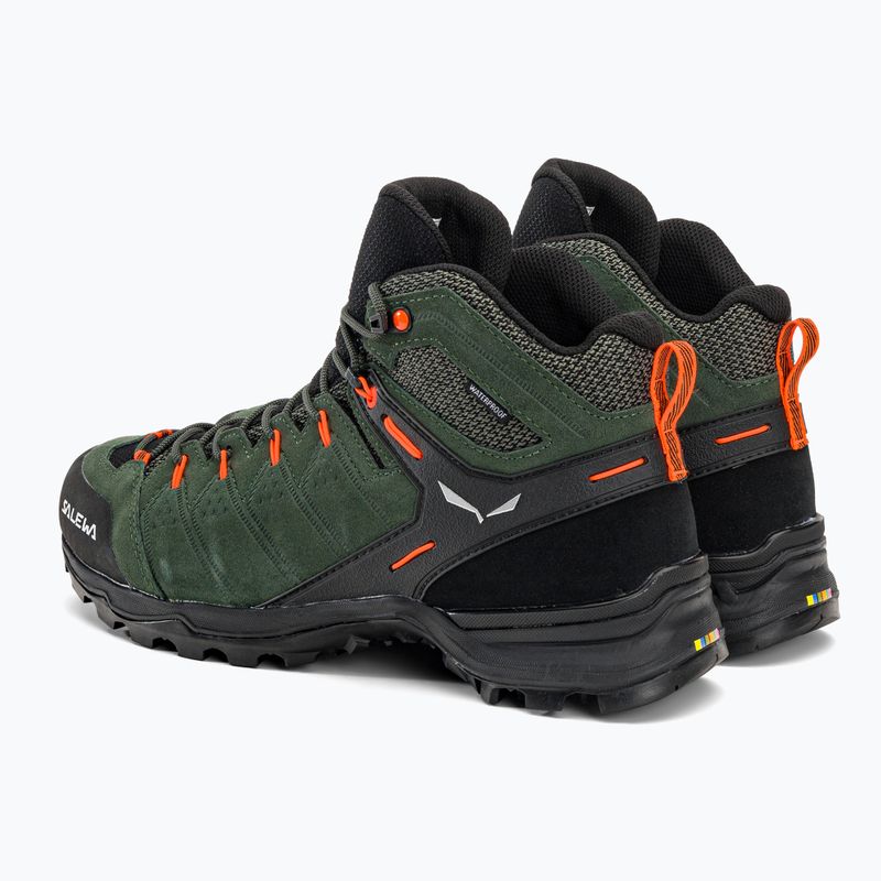 Взуття трекінгове чоловіче Salewa Alp Mate Mid WP зелене 00-0000061384 3