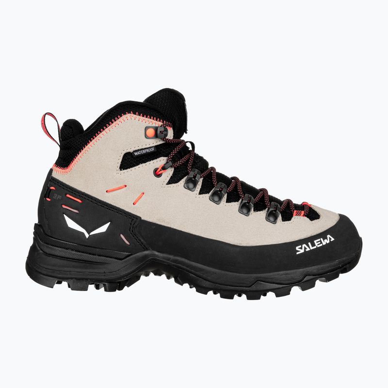 Жіночі трекінгові черевики Salewa Alp Mate Winter Mid PTX вівсяні/чорні 2