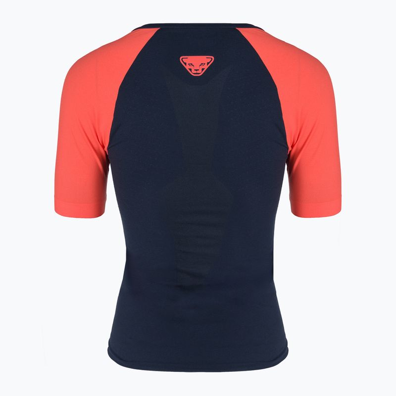 Футболка для бігу жіноча DYNAFIT Ultra 3 S-Tech blueberry/hot coral 2