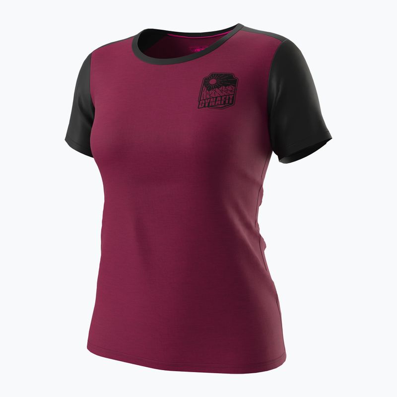 Футболка трекінгова жіноча DYNAFIT Transalper Light beet red 3