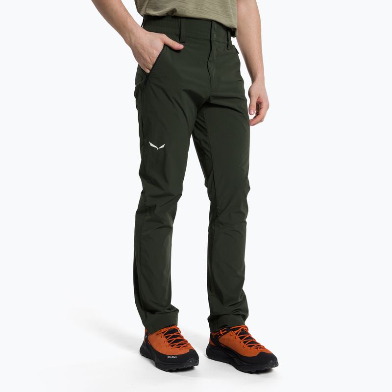 Штани трекінгові чоловічі Salewa Talveno 2 DST зелені 00-0000027804