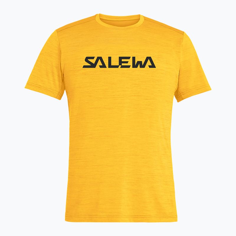 Футболка трекінгова чоловіча Salewa Puez Hybrid 2 Dry жовта 00-0000027397 4