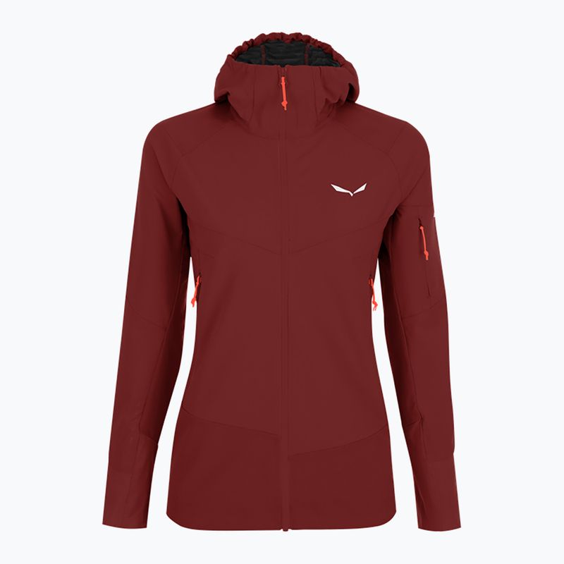 Куртка софтшел жіноча Salewa Agner DST бордова 00-0000028301 10