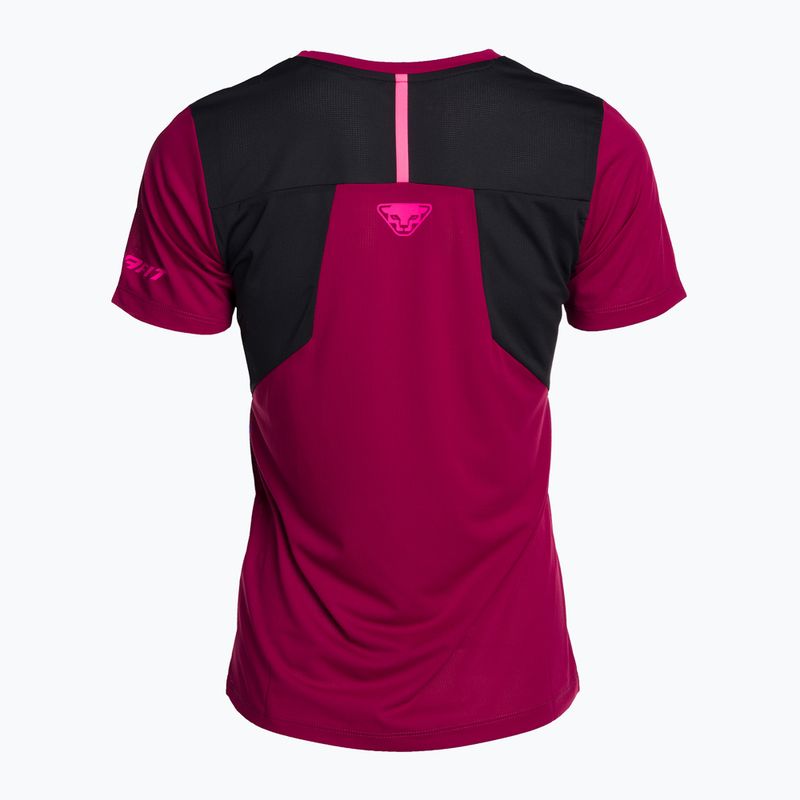 Футболка для бігу жіноча DYNAFIT Sky beet red 4
