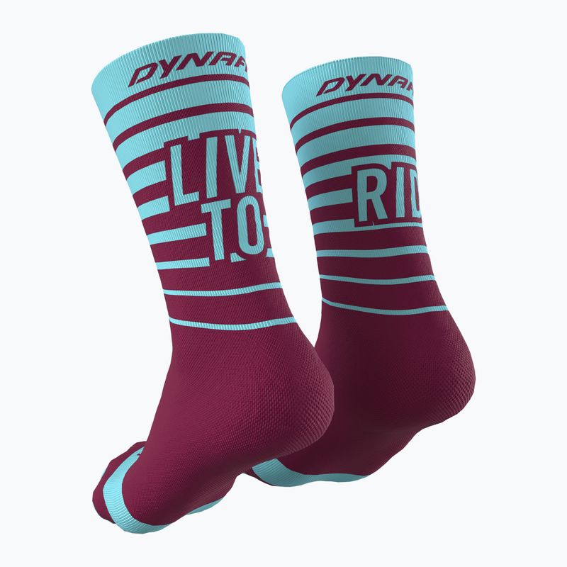 Велошкарпетки DYNAFIT Live To Ride marine blue 2