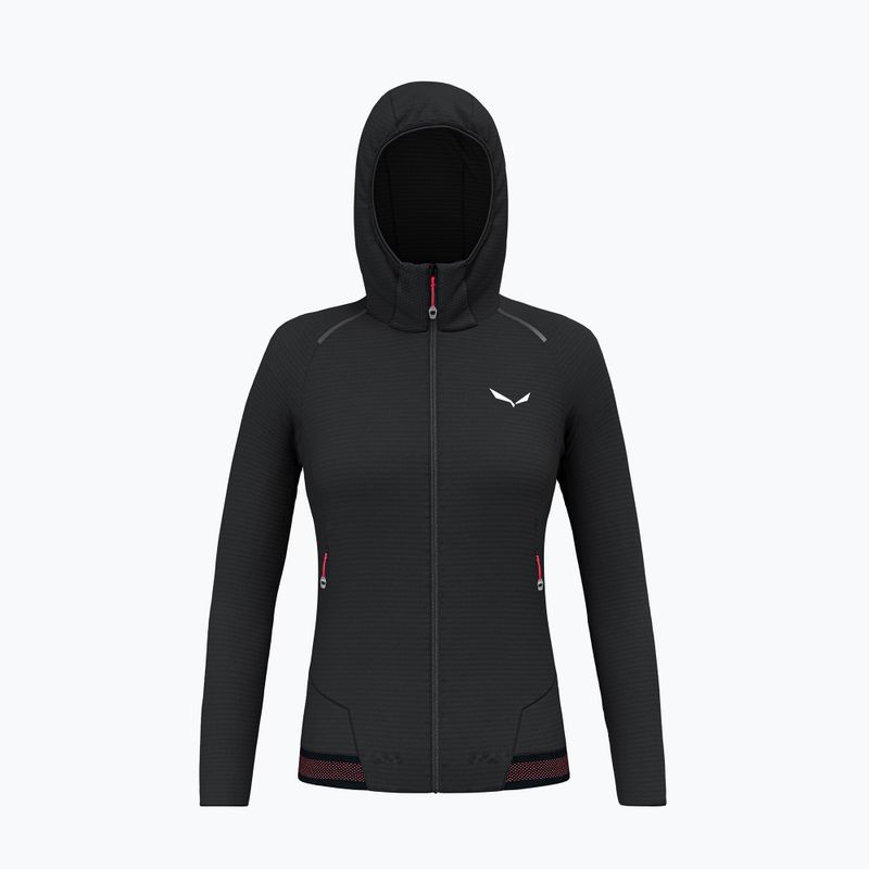 Жіночий трекінговий світшот Salewa Pedroc PL Hooded black out