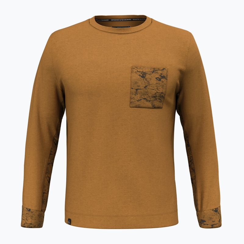 Кофта трекінгова чоловіча Salewa Lavaredo Hemp Pullover коричнева 00-0000028547 5