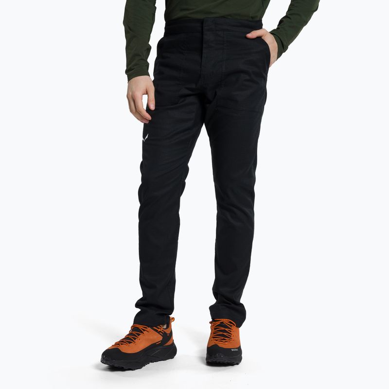 Штани альпіністські чоловічі Salewa Lavaredo Hemp Ripstop чорні 00-0000028550
