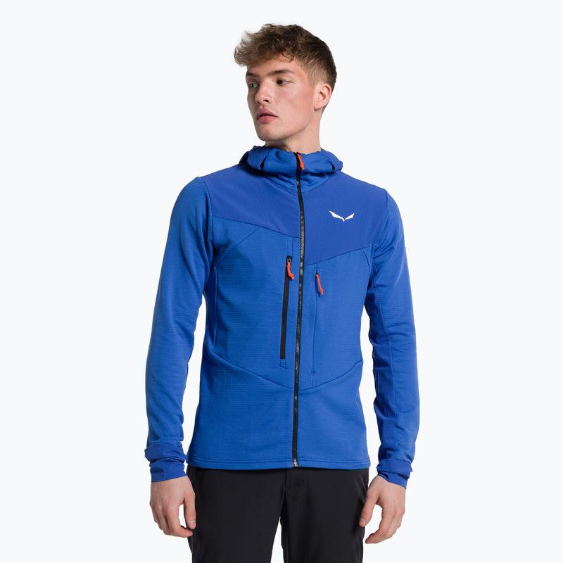 Кофта трекінгова чоловіча Salewa Agner Polarlite Hooded синя 00-0000028557