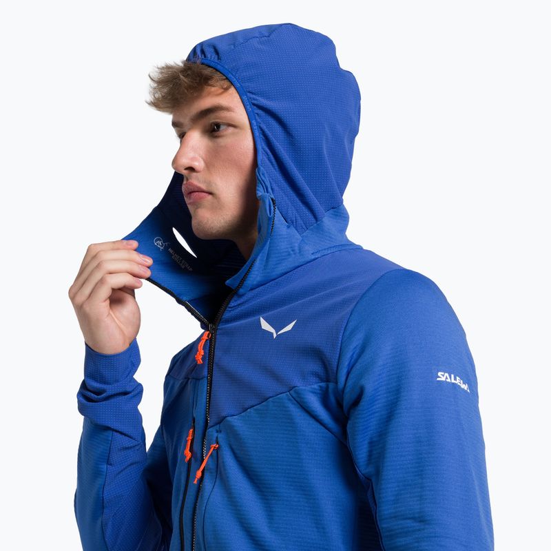 Кофта трекінгова чоловіча Salewa Agner Polarlite Hooded синя 00-0000028557 4