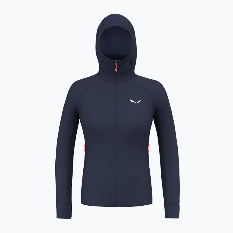 Кофта трекінгова жіноча Salewa Agner Polarlite Hooded синя 00-0000028558 8