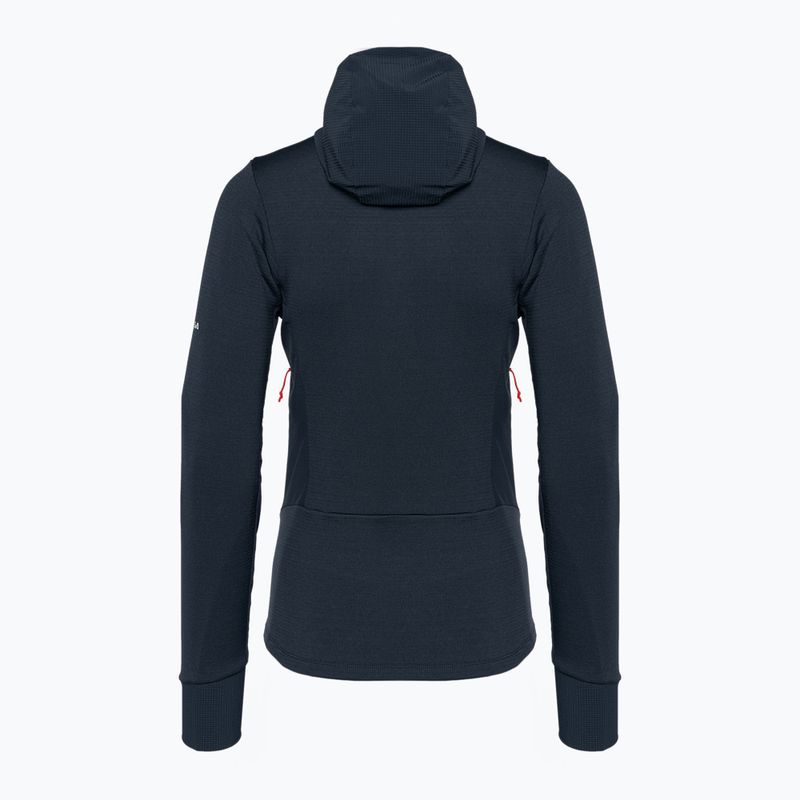 Кофта трекінгова жіноча Salewa Agner Polarlite Hooded синя 00-0000028558 4
