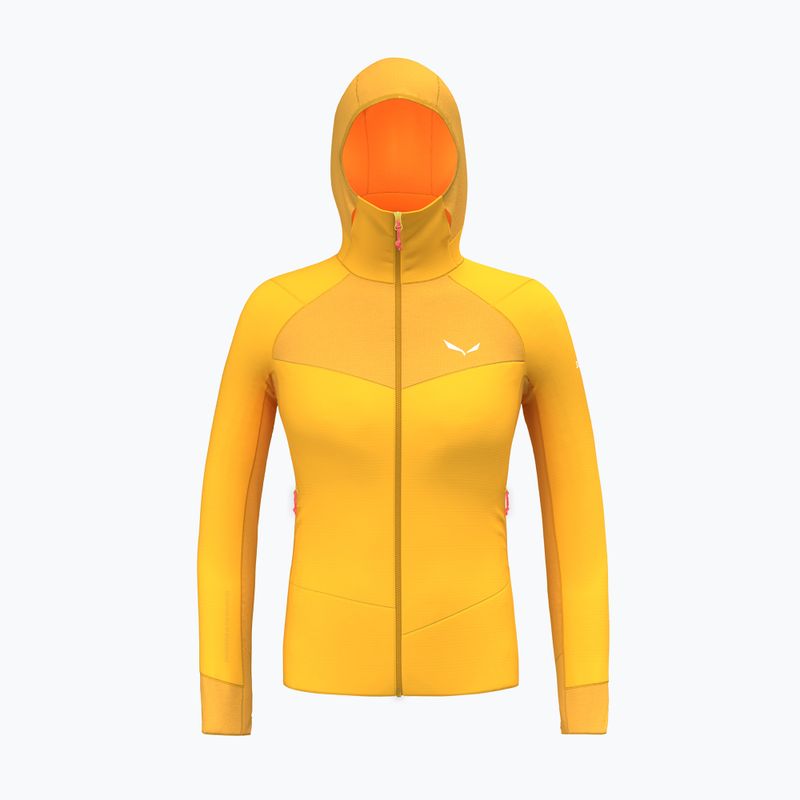 Жіноча трекінгова кофта Salewa Agner PL Hooded gold