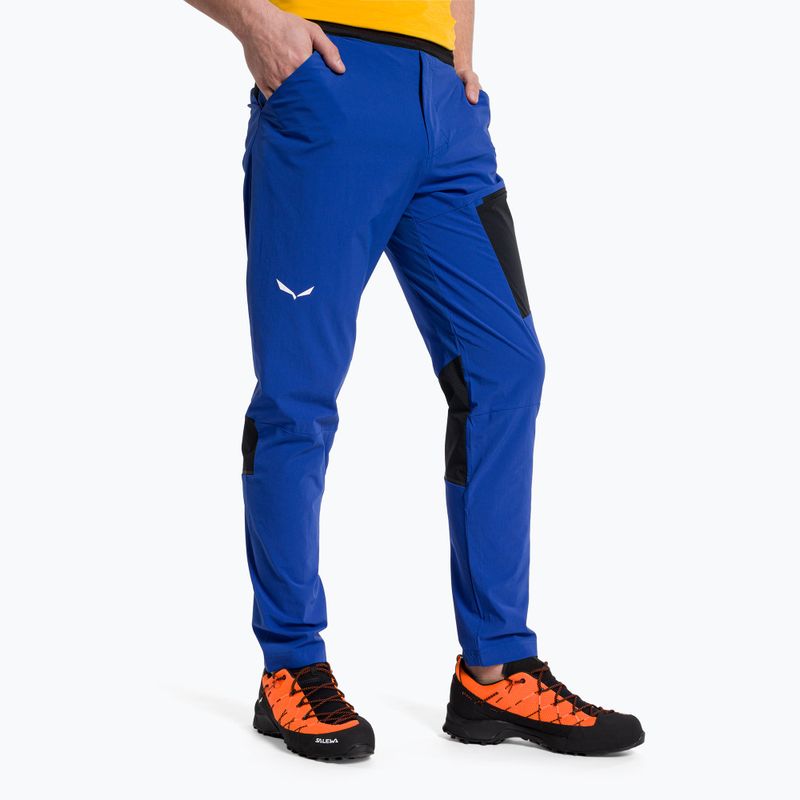 Штани трекінгові чоловічі Salewa Pedroc 2 DST Light блакитні 00-0000028597