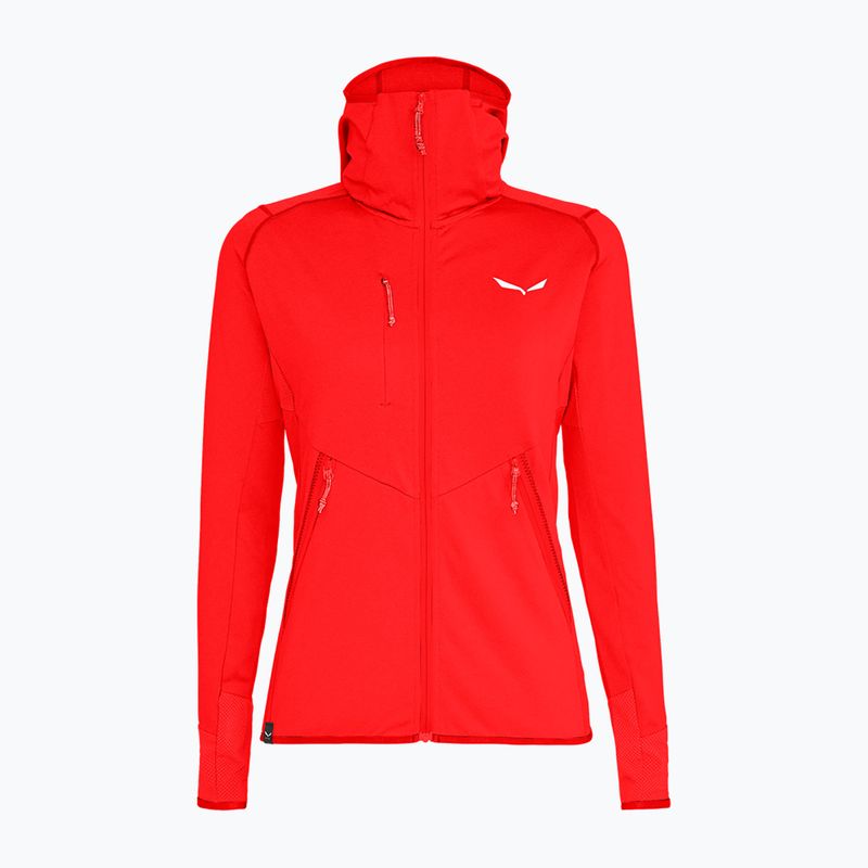 Кофта флісова жіноча Salewa Agner Hybrid PL/DST FZ Hoody червона 00-0000027372 4