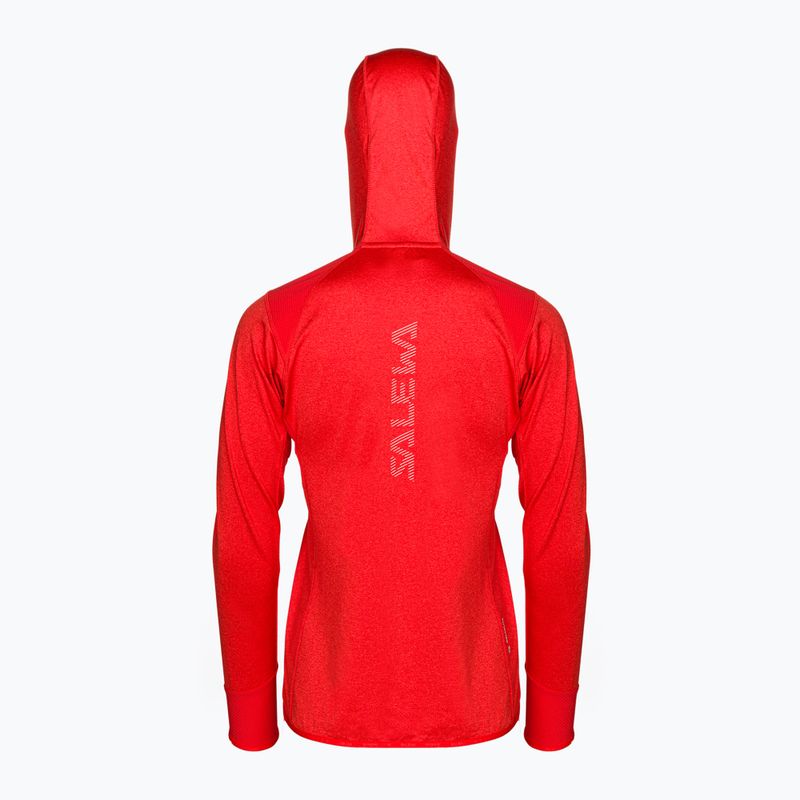 Кофта флісова жіноча Salewa Agner Hybrid PL/DST FZ Hoody червона 00-0000027372 2