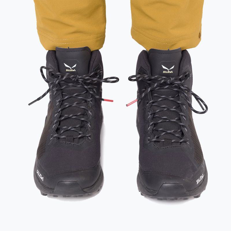 Черевики трекінгові чоловічі Salewa Pedroc Pro Mid Ptx black/black 9