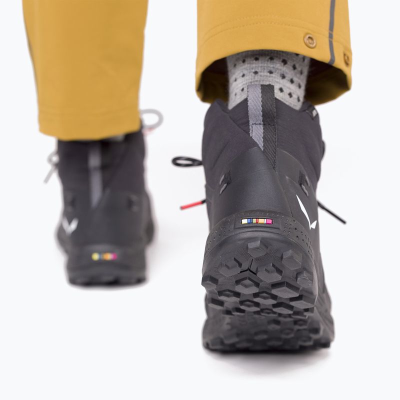 Черевики трекінгові чоловічі Salewa Pedroc Pro Mid Ptx black/black 11