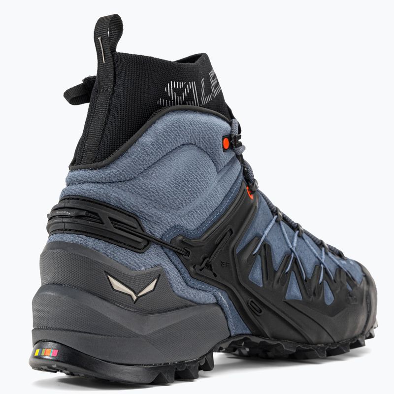 Черевики для альпінізму чоловічі Salewa Wildfire Edge Mid GTX чорно-блакитні 00-0000061350 9