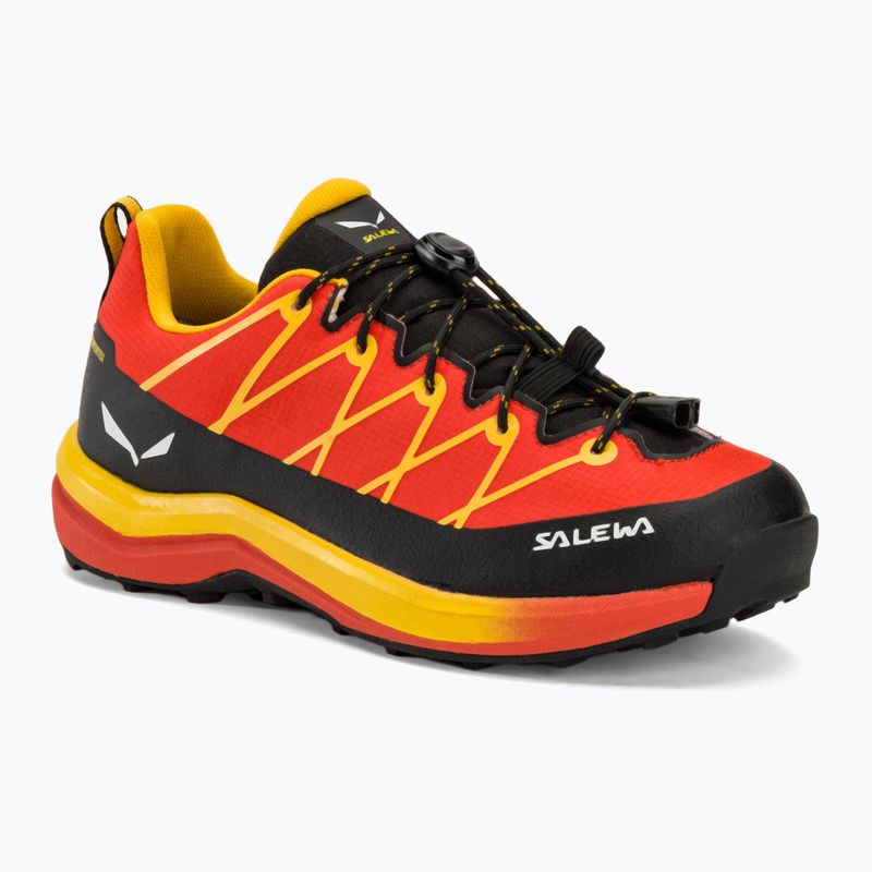 Дитячі трекінгові черевики Salewa Wildfire 2 Ptx red orange/gold