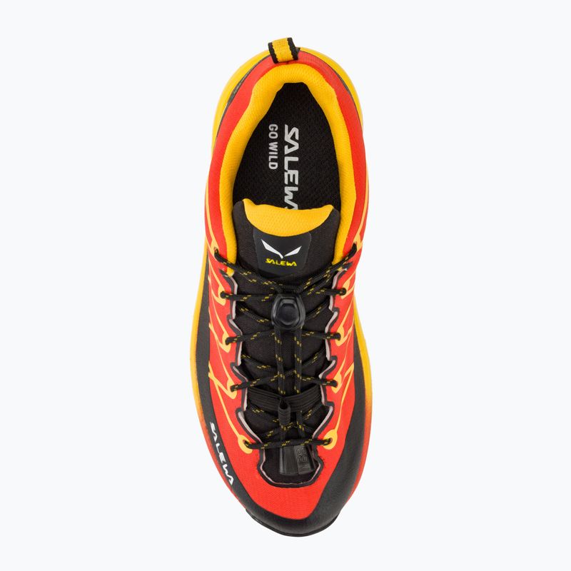 Дитячі трекінгові черевики Salewa Wildfire 2 Ptx red orange/gold 5