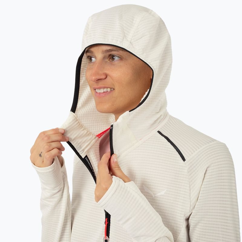 Жіночий трекінговий світшот Salewa Pedroc PL Hooded white 4