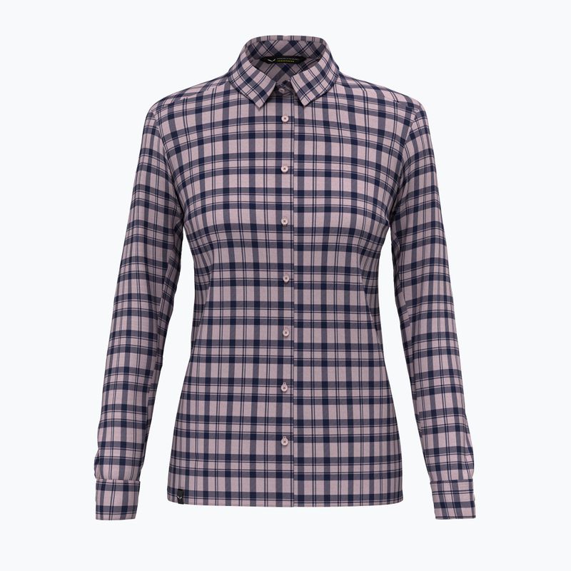 Сорочка жіноча Salewa Fanes Flannel 5PL zephyr/navy blazer 4