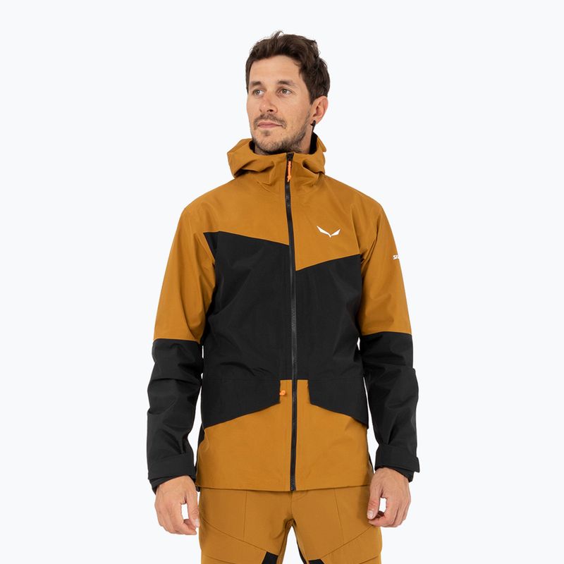 Куртка дощовик чоловіча Salewa Puez GTX 2L golden brown