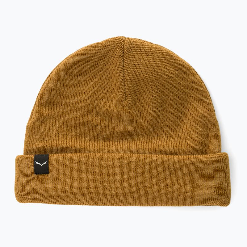 Шапка зимова Salewa Puez Am Beanie golden brown 5
