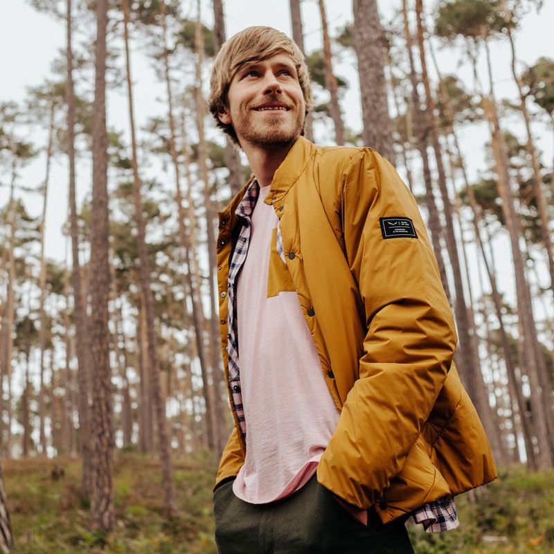 Куртка дощовик чоловіча Salewa Fanes 3L Ptx Hemp 2/1 Parka golden brown int.7020 11