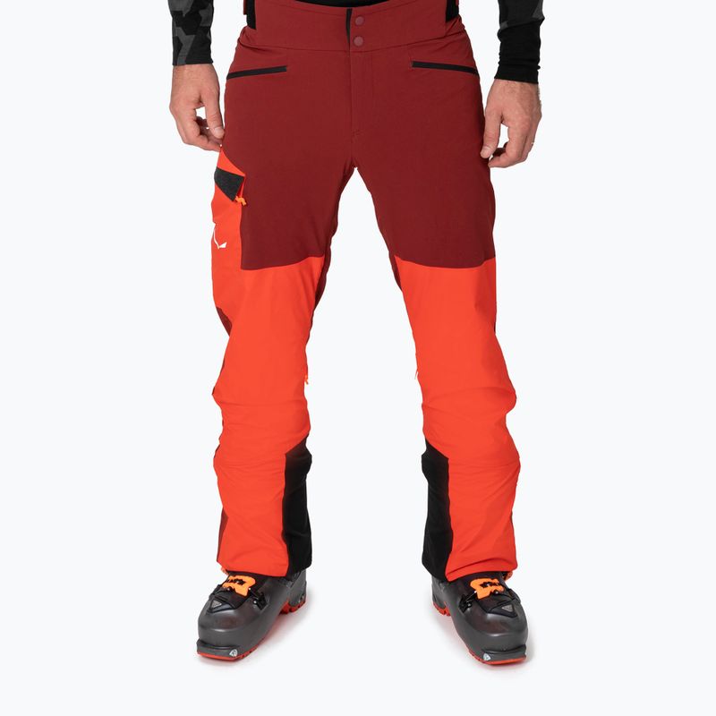 Штани для  скітуру чоловічі Salewa Sella Dst Hyb syrah 2