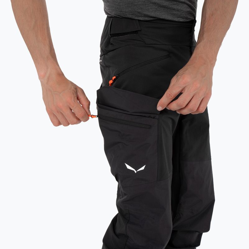 Штани для  скітуру чоловічі Salewa Sella Dst Hyb black out 4